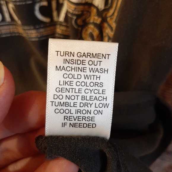 NWT Altar'd State Size Large Nashville Boyfriend Tee Shirt Grey Graphic Music - Picture 8 of 8